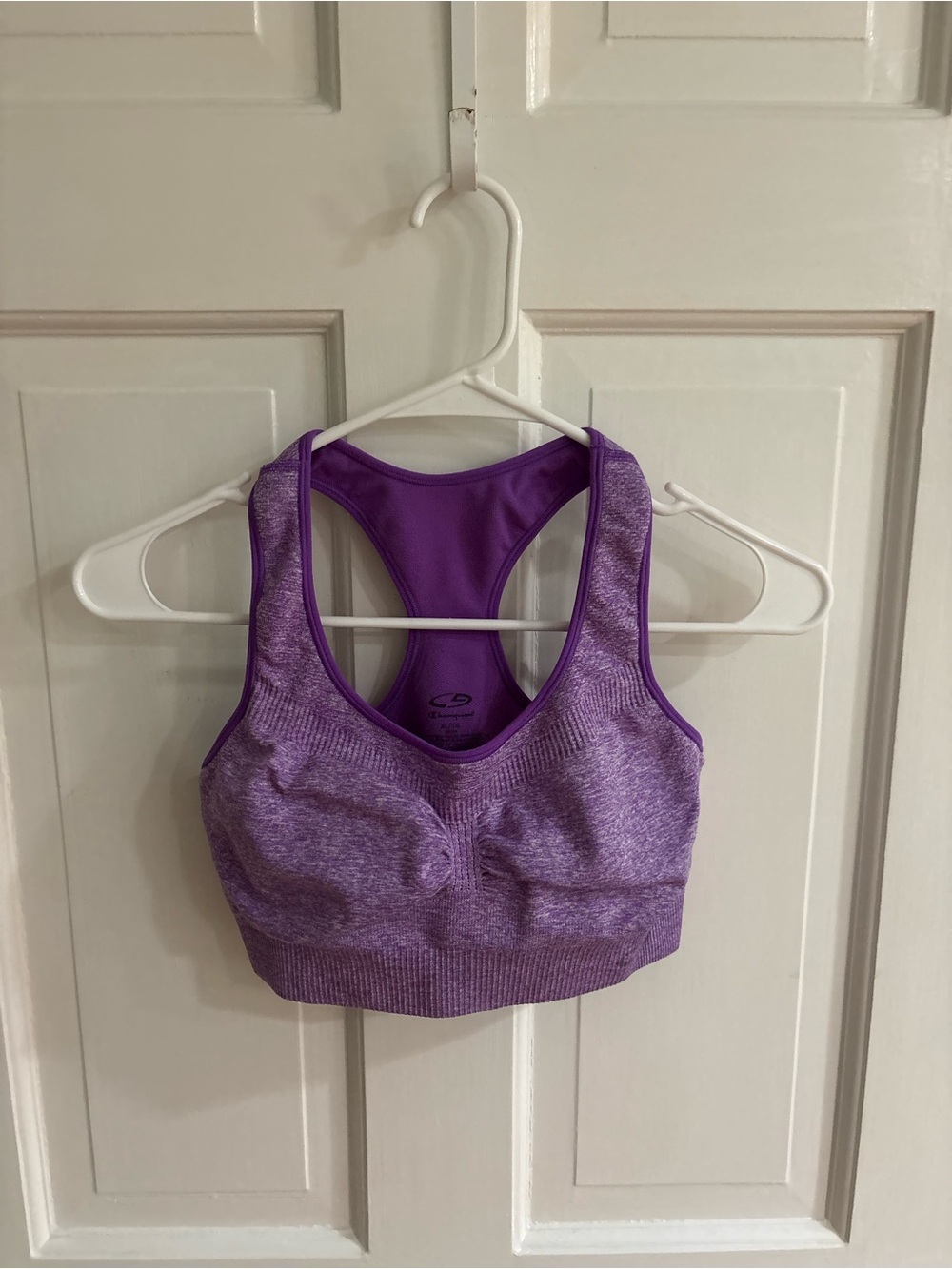 Champion Purple Seamless Racerback Sports Bra
